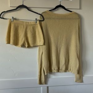 Maurice&Eve shorts and sweater set